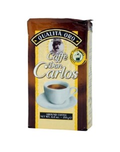 Кофе молотый Don Carlos Qualita Oro 250 гр в у Carraro