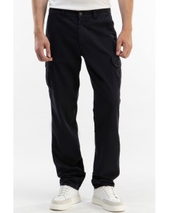 Хлопковые брюки с карманами прямого кроя Carrera jeans