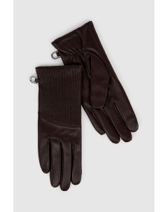 Кожаные перчатки с сенсорными пальцами Ecco