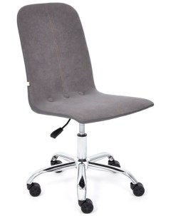 Кресло RIO флок кож зам серый металлик 29 36 9 14204 Tetchair