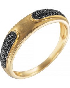 Кольцо с 52 бриллиантами из жёлтого золота Джей ви