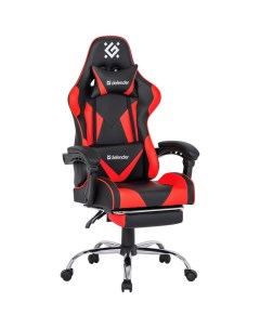 Компьютерное кресло Pilot чёрно красное Defender