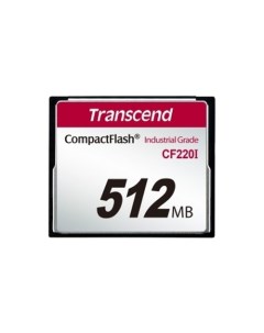 Карта памяти промышленная 512Mb CompactFlash Industrial Grade CF220I 220X TS512MCF220I Transcend