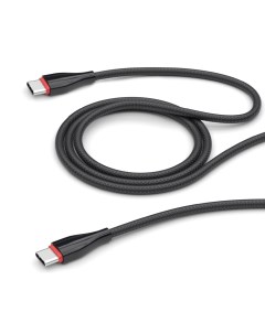 Дата кабель Ceramic USB C USB C 1м черный крафт Deppa