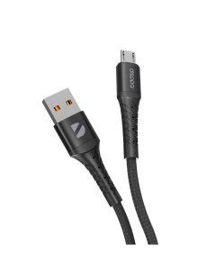 Дата кабель Armor USB micro USB 1 м черный крафт Deppa