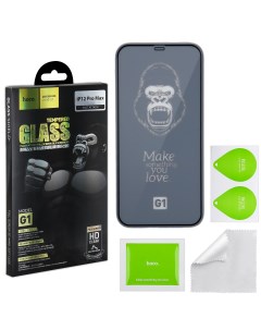 Защитное стекло Iphone 12 Pro Max Full Screen G1 черное IS001481 Hoco