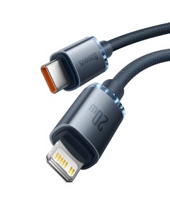 Кабель USB Type C Lightning CAJY000301 1 м серый синий Baseus