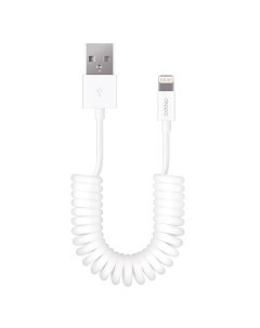 Дата кабель USB Lightning витой 1 5м белый крафт Deppa