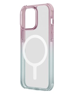 Чехол для iPhone 15 с MagSafe DUO Blue Pink Uniq