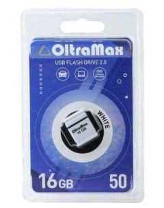 Флешка OM016GB mini 50 W 16GB White Oltramax