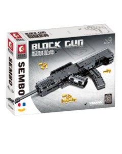 Конструктор игрушка 702940 пистолет пулемет QCW06 815 деталей Sembo block