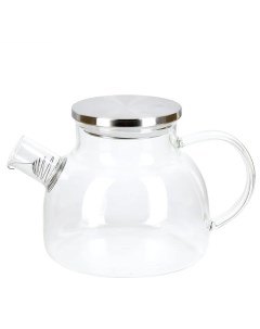 Заварочный чайник Home Keng 5261009 с фильтром стекло прозрачный 1 1 л Nouvelle