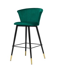 Барный стул Marlon BY 18 GREEN черный зеленый Storeforhome