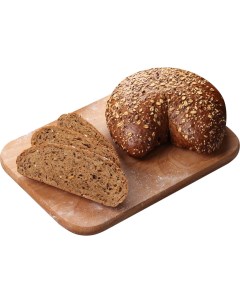 Хлеб Семизерновой ароматный пшеничный на закваске в нарезке 400 г Nobrand