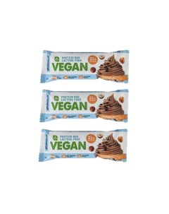 Батончик протеиновый Vegan вкус Шоколадный маффин с фундуком 3 шт х 60 г Bombbar