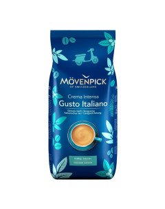 Кофе Gusto Italiano арабика и робуста в зернах 1 кг Movenpick