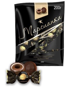 Конфеты шоколадные Марсианка Три шоколада с кремовой начинкой Сладкий орешек