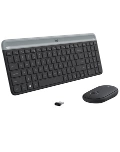 Набор клавиатура мышь MK470 Slim Wireless Combo Graphite Logitech