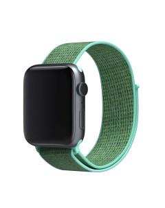 Ремешок нейлон для Apple watch 38 40 mm 5 Olive Red line