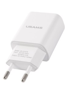Сетевое зарядное устройство 1 USB T18 2 1A кабель Type C 1m белый T21OCTC01 Usams