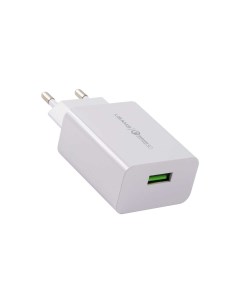 Сетевое зарядное устройство Модель US CC083 T22 1 USB QC3 0 3A 18W белый CC83TC01 Usams