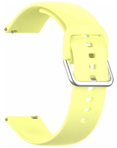 Ремешок для часов универсальный силиконовый 22 mm желтый УТ000025250 Red line