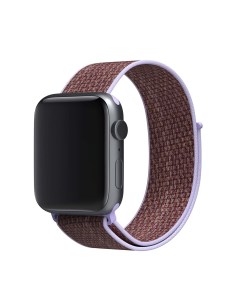 Ремешок нейлон для Apple watch 38 40 mm 35 Lilac Red line