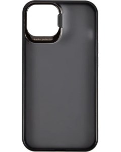 Чехол накладка с подставкой US BH781 для iPhone 13 с силиконовым краем черный IP13YY01 Usams