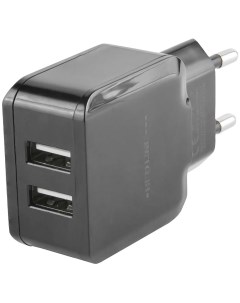 Сетевое зарядное устройство 2 USB модель NC 2 4A 2 4A кабель MicroUSB черный УТ000013634 Red line
