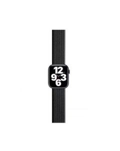 Ремешок нейлон для Apple watch 38 40 41 mm Black Grey Red line