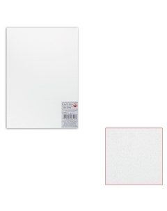 Белый картон грунтованный для живописи 35х50 см толщина 2 мм акриловый грунт двусторонний Подольск-арт-центр