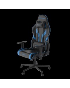 Кресло игровое OH P88 NB PU кожа чёрно синее 2D Топ Ган Dxracer