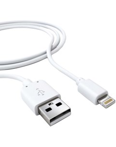 Кабель интерфейсный УТ000029699 USB Lightning 8 pin для Apple 3А белый Red line
