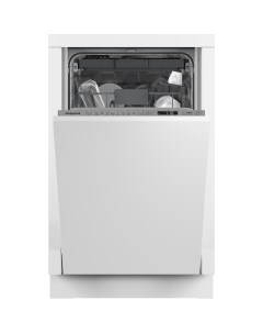 Встраиваемая посудомоечная машина HIS 2D86 D 45 см 8 программ цвет нержавеющая сталь Hotpoint