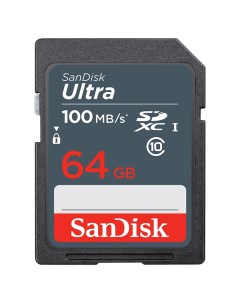 Карта памяти 64Gb Ultra Secure Digital XC Class 10 UHS I SDSDUNR 064G GN3IN Sandisk