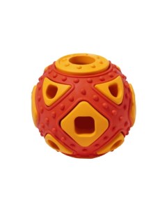 Silver series игрушка для собак мяч фигурный Оранжево красный Homepet