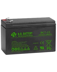 Батарея BC 7 12 12V 7Ah Bb