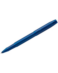 Ручка роллер IM Professionals Monochrome Blue черная 0 8 мм подарочная упаковка Parker