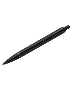 Ручка шариковая IM Achromatic Black черная синие чернила 1 0 мм Parker