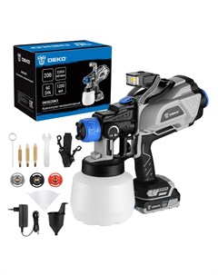 Аккумуляторный краскопульт DKSG20K3 Li Ion 20 В 2 0 Ач совместим с Makita LXT Деко