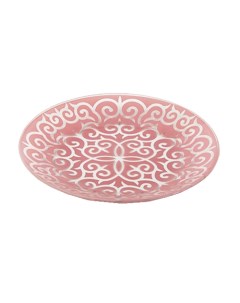 Тарелка десертная NINAGLAS Восток 20см 85 099 20 розовый Ninaglass