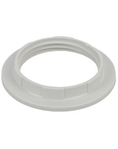 Кольцо для патрона E27 пластик белый Era