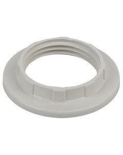 Кольцо для патрона E14 пластик белый Era