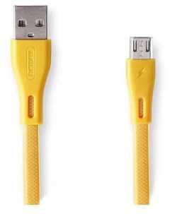 Дата кабель Full Speed Pro RC 090m USB microUSB 2 1A 1 м Gold Remax