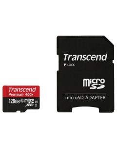 Карта памяти Micro SDXC TS128GUSDU1 128GB Transcend