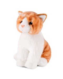 Мягкая игрушка реалистичный кот ML SO 130222 25 10 белый Maxitoys