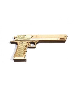 Пистолет Резинкострел игрушечный Дезертигл М резинки и 3 мишении в комплекте Nobrand