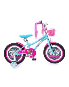 Велосипед двухколесный с колесами 16 LOL Голубой Розовый ВНМ16165 44430 Navigator