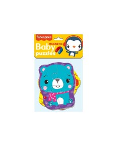 Магнитные пазлы Baby puzzle Fisher Price Мишка и пингвин 2 карт 7 эл VT3208 15 Vladi toys