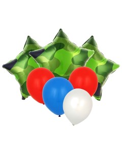 Воздушные шары камуфляж 7 шт By